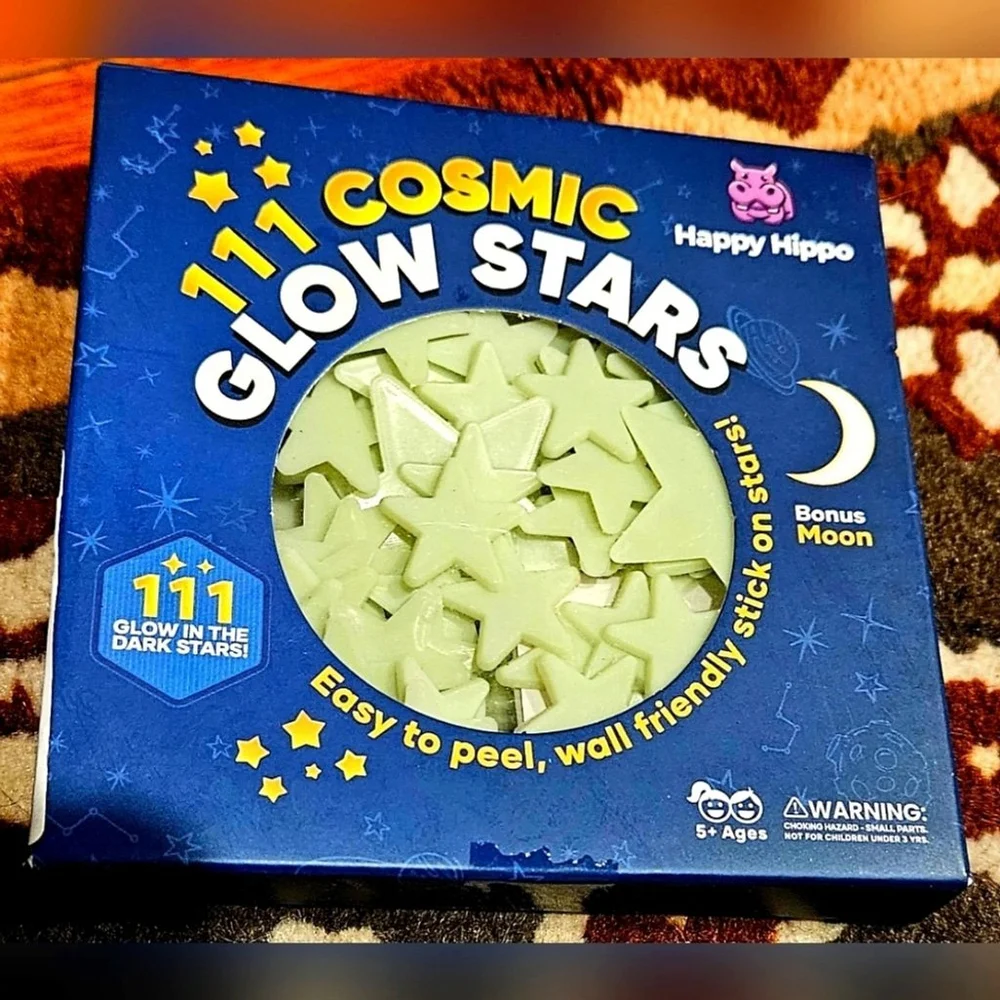 Glow in the Dark Stars with a Bonus Moon - Picture 8 of 9